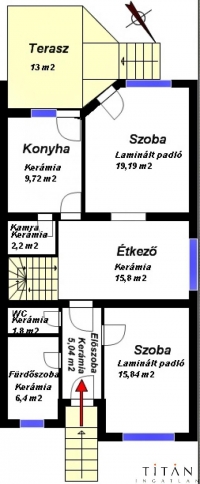 Debrecen eladó családi ház Kulacs utca kétszintes 112m2-es ház 6 szoba ingatlan hirdetéshez feltöltött kép